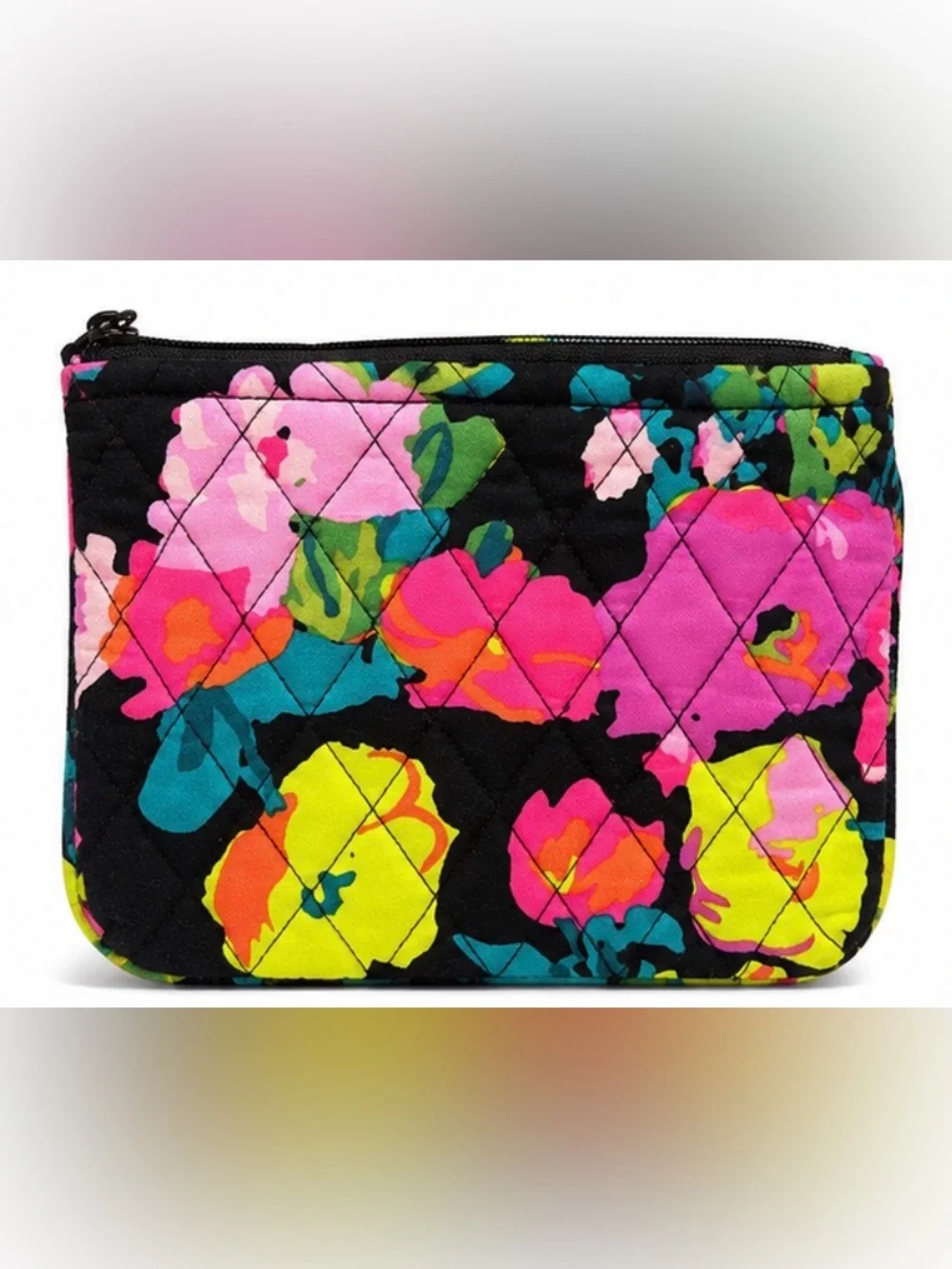 Vera Bradley SUZANI Floral. (RETIRED) Small Zip Cosmetic Bag. LIKE NEW